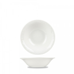 CHURCHILL SUPER VITRIFIED CHATEAU WHITE OATMEAL BOWL 12.7OZ