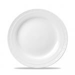 CHURCHILL SUPER VITRIFIED CHATEAU WHITE PLATE 10"