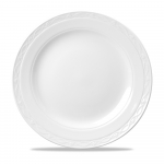 CHURCHILL SUPER VITRIFIED CHATEAU WHITE PLATE 11"