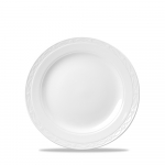 CHURCHILL SUPER VITRIFIED CHATEAU WHITE PLATE 6.5"