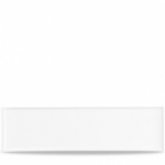 CHURCHILL MELAMINE BUFFET TRAY RECTANGULAR WHITE 22X6'' X4