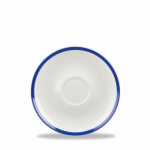 CHURCHILL SUPER VITRIFIED RETRO BLUE COUPE SAUCER 6.3"