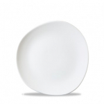 CHURCHILL SUPER VITRIFIED TRACE WHITE ORGANIC PLATE 7.3"