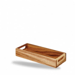 CHURCHILL ART DE CUISINE NATURAL ACACIA SMALL CRATE 11.8X4.6"