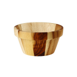 CHURCHILL ART DE CUISINE NATURAL ACACIA MEDIUM PLANT POT 7.8X3.9"