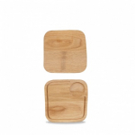 CHURCHILL ART DE CUISINE OAK WOOD SQUARE BOARD 7.9"