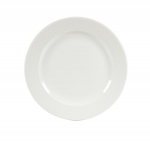 CHURCHILL SUPER VITRIFIED ISLA WHITE FOOTED PLATE 10.9"