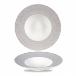 CHURCHILL SUPER VITRIFIED ISLA SHALE GREY WIDE RIM BOWL 10OZ