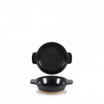 CHURCHILL ART DE CUISINE IGNEOUS BLACK INDIVIDUAL DISH 10OZ