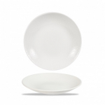 CHURCHILL SUPER VITRIFIED ISLA WHITE COUPE PLATE 10"