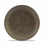 CHURCHILL ART DE CUISINE MENU SHADES CALDERA FLINT GREY COUPE PLATE 8"