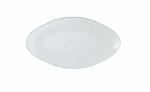 CHURCHILL ISLA GLASS CLEAR OVAL PLATTER 11 3/4X6 3/8"