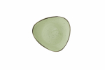 CHURCHILL STONECAST SAGE GREEN LOTUS PLATE 9"