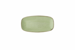 CHURCHILL STONECAST SAGE GREEN CHEFS OBLONG PLATE 11X6"