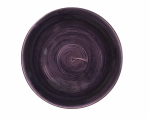 CHURCHILL STONECAST PATINA PURPLE EVO COUPE PLATE 11.25"