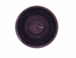 CHURCHILL STONECAST PATINA PURPLE EVOLVE COUPE PLATE 6.5"