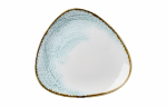 CHURCHILL HOMESPUN ACCENTS AQUAMARINE LOTUS PLATE 10"