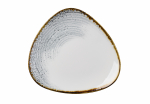 CHURCHILL HOMESPUN ACCENTS JASPER GREY LOTUS PLATE 9"