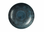 CHURCHILL HOMESPUN CHROMA BLUE EVOLVE COUPE BOWL 9.75"