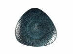 CHURCHILL HOMESPUN CHROMA BLUE LOTUS PLATE 7"