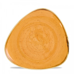 STONECAST TANGERINE TRIANGLE PLATE 22.9CM