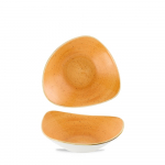 STONECAST TANGERINE TRIANGLE BOWL 21OZ