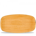 STONECAST TANGERINE CHEFS' OBLONG PLATE NO. 4 35.5 X 18.9