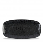 HOMESPUN CHROMA CARBON CHEFS' OBLONG PLATE NO. 2 26.9 X 12.7