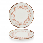 HARVEST MEDITERRANEAN TERRACOTTA ROUND WALLED PLATE