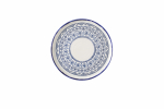 HARVEST MEDITERRANEAN MORESQUE WALLED PLATE 10 2/8"
