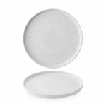CHURCHILL ERA GREY WALLED PLATE 8.25"