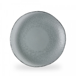 VIANA GLASS DUSK ORGANIC PLATE 29.5CM 11 5/8"