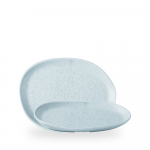 STONECAST DUCK EGG ORGANIC PLATTER 26 X 20CM