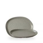 STONECAST GREY NATURAL ORGANIC PLATTER 26 X 20CM