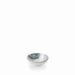 TIDE BLACK CONTOUR BOWL SHALLOW 11.6CM 20CL 7OZ H:4CM