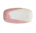 STONECAST ACCENTS PETAL PINK CHEFS OBLONG PLATE 13 7/8X7 3/8"