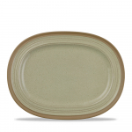 ARTDECUISINE IGNEOUS 12.5" OVAL PLATE TERRAC