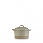 CHURCHILL ART DE CUISINE IGNEOUS NATURAL COCOTTE WITH LID 12.3OZ