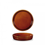 CHURCHILL ART DE CUISINE RUSTICS SIMMER BROWN MEZZE DISH 19.4OZ