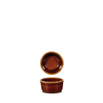 CHURCHILL ART DE CUISINE RUSTICS SIMMER BROWN RAMEKIN DIP POT 2OZ