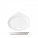 CHURCHILL ALCHEMY FINE CHINA WHITE COOK&SERVE NO.5 OVAL DISH 7.3OZ