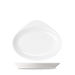 CHURCHILL ALCHEMY FINE CHINA WHITE COOK&SERVE NO.6 OVAL DISH 10OZ