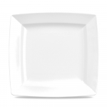 CHURCHILL ALCHEMY FINE CHINA WHITE ENERGY SQUARE PLATE 9.2"