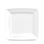 CHURCHILL ALCHEMY FINE CHINA WHITE ENERGY SQUARE PLATE 7"