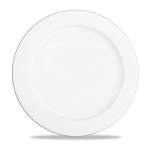 CHURCHILL ALCHEMY FINE CHINA WHITE PLATE 10.6"