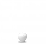 CHURCHILL ALCHEMY FINE CHINA WHITE SALT POT 2.4"