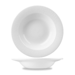 CHURCHILL SUPER VITRIFIED BAMBOO WHITE RIMMED BOWL 17.6OZ