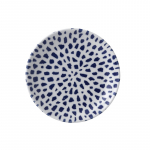 DUDSON TERRAZZO BLUE COUPE PLATE 8.5"