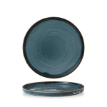 DUDSON HARVEST BLUE WALLED PLATE 8.3"