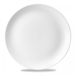 CHURCHILL SUPER VITRIFIED EVOLVE WHITE COUPE PLATE 11.3"